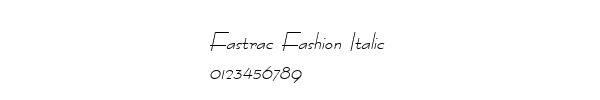 Fuente Fastrac Fashion Italic.ttf